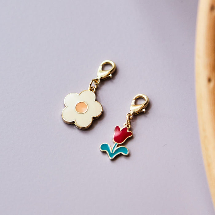 Stych Tulip and Daisy Jewellery Charms