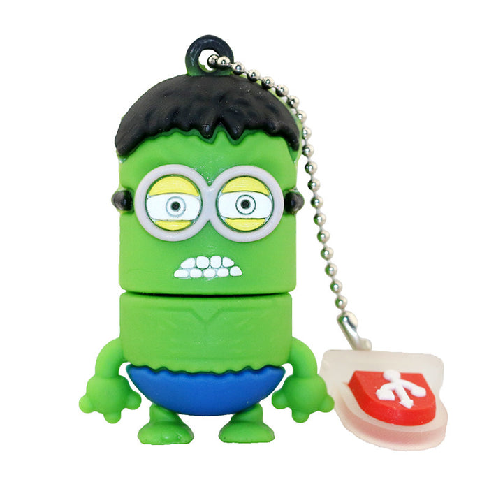 Super Hero MINIONS Despicable Me USB Flash Drive 2.0 Hulk Hulkminion- 16gb