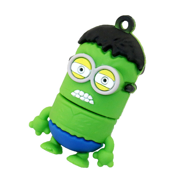 Super Hero MINIONS Despicable Me USB Flash Drive 2.0 Hulk Hulkminion- 16gb