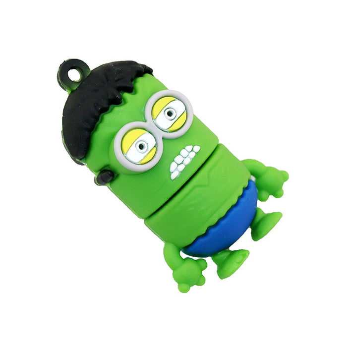 Super Hero MINIONS Despicable Me USB Flash Drive 2.0 Hulk Hulkminion- 16gb