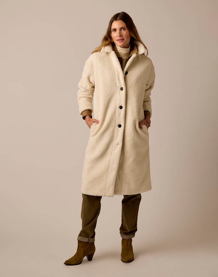 Sutton Boucle Jacket: Birch