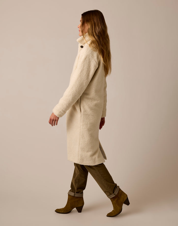 Sutton Boucle Jacket: Birch