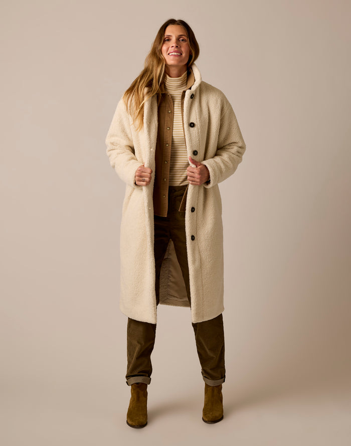 Sutton Boucle Jacket: Birch