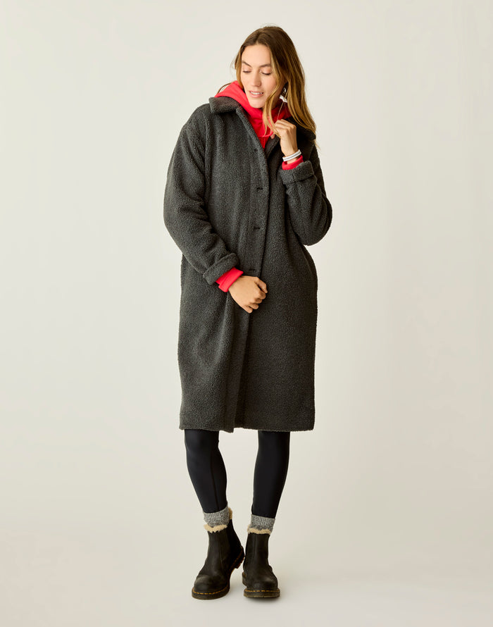 Sutton Boucle Jacket: Washed Black