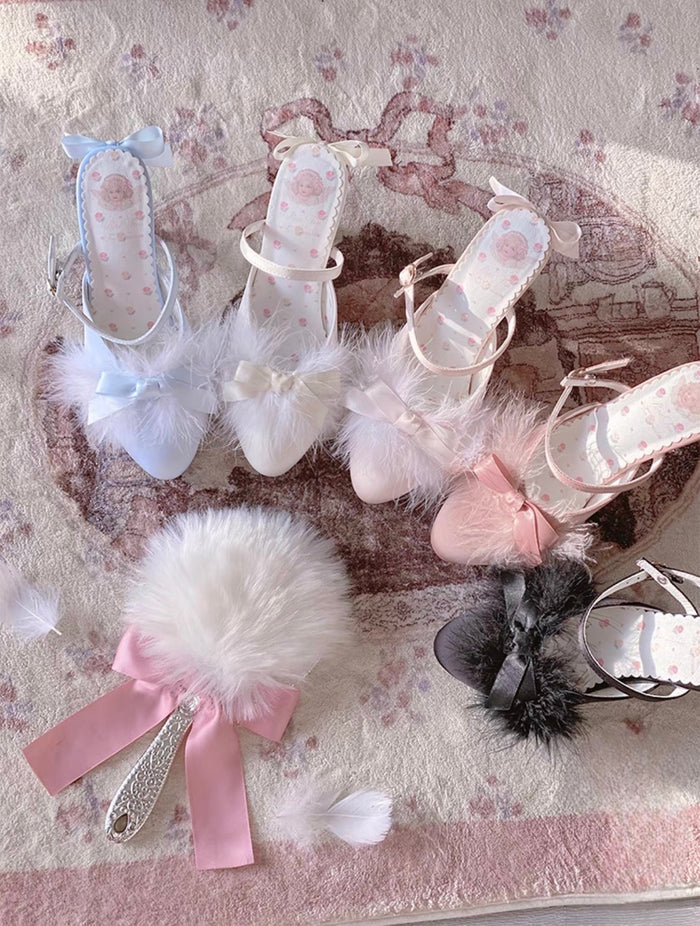 ♡ Swan Lake ♡ - Feather Mule