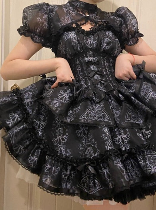 Black / Dress+Bolero / S