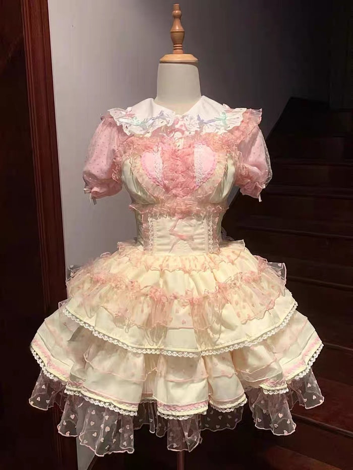 Pink Yellow / S