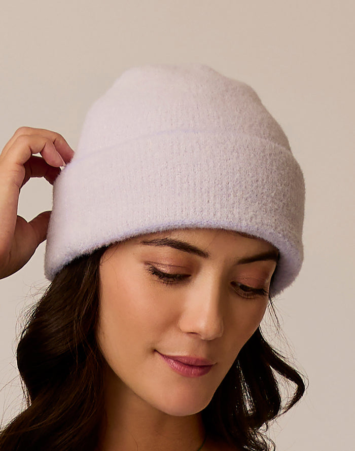 Tabitha Beanie: Dark Dawn Birdseye