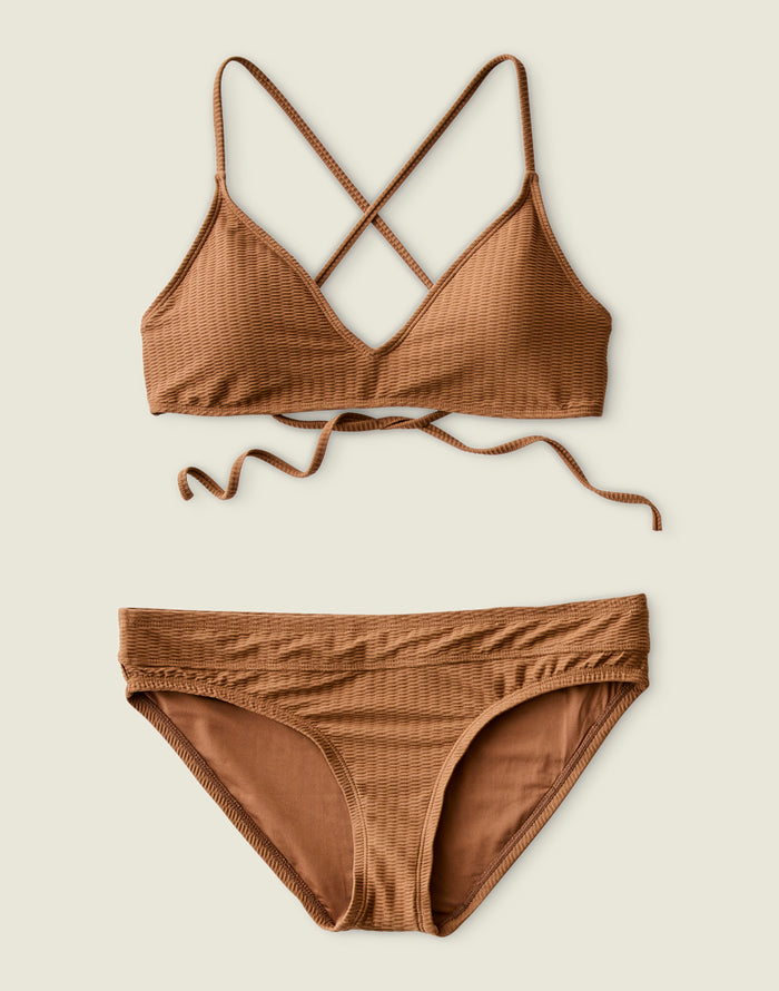 Tamarindo Top: Rum Texture - FINAL SALE