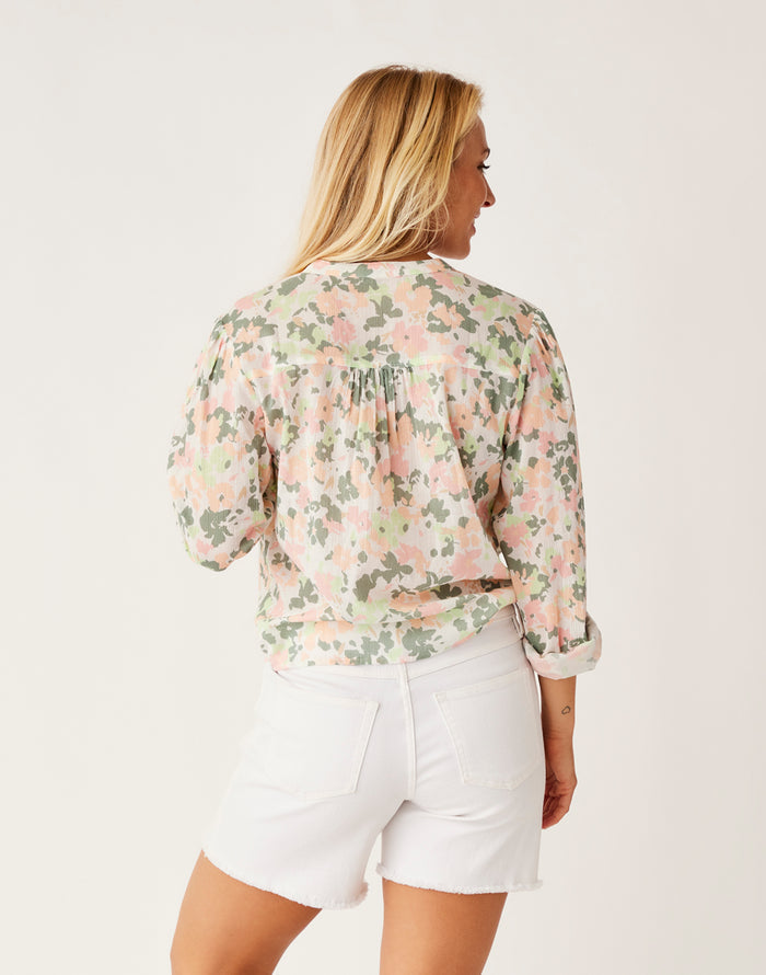 Tatum Gauze Top: Cloud Wildflower - FINAL SALE