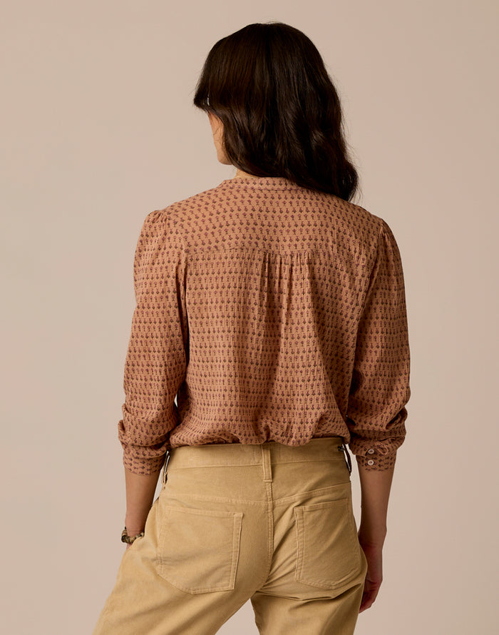 Tatum Gauze Top: Maison Flora