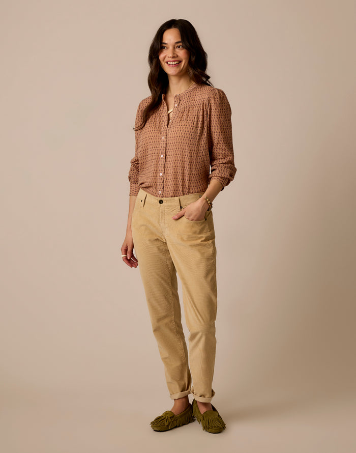 Tatum Gauze Top: Maison Flora