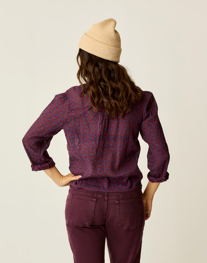 Tatum Gauze Top: Nirvana Batik
