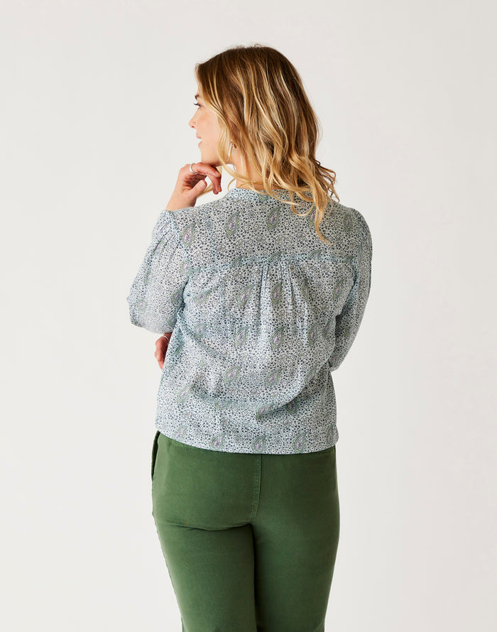 Tatum Gauze Top: Paisley - FINAL SALE