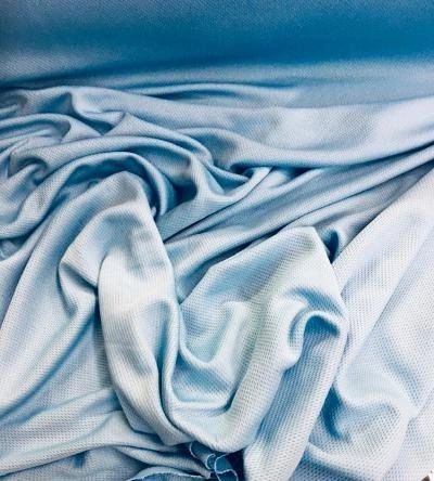 Textured Poly Jersey - Blue