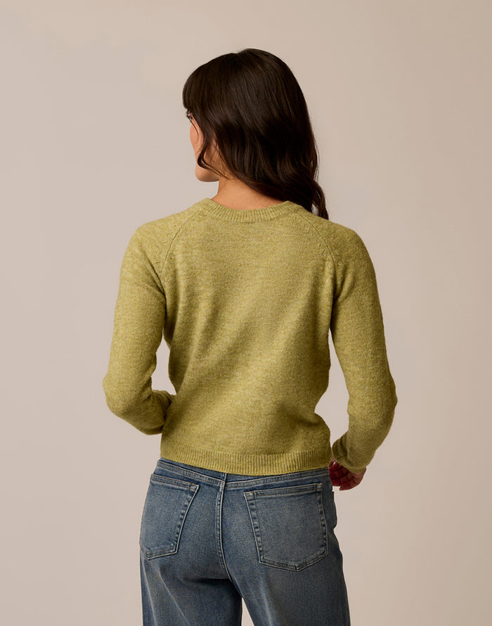 The Cozy Sweater: Moss Heather