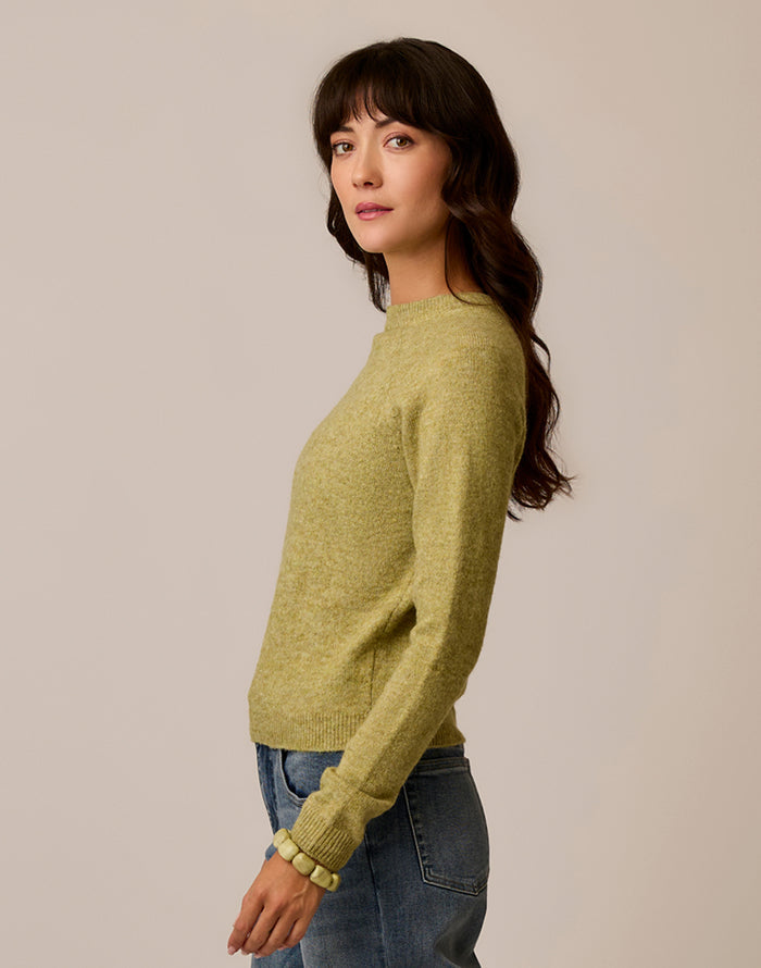 The Cozy Sweater: Moss Heather