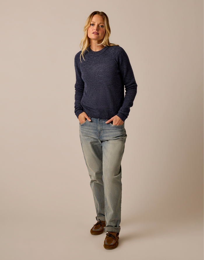 The Cozy Sweater: Navy Heather
