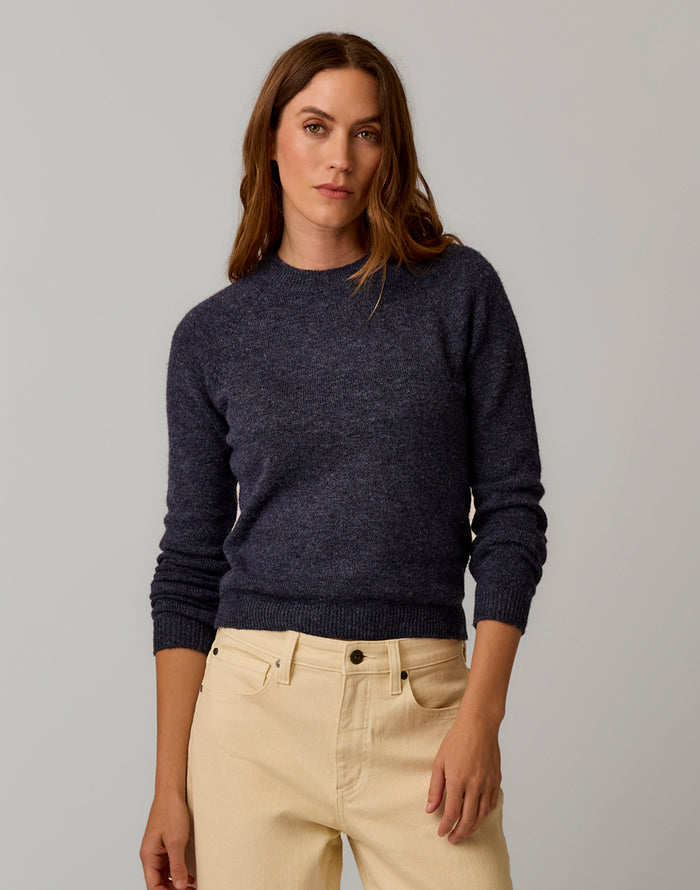 The Cozy Sweater: Navy Heather