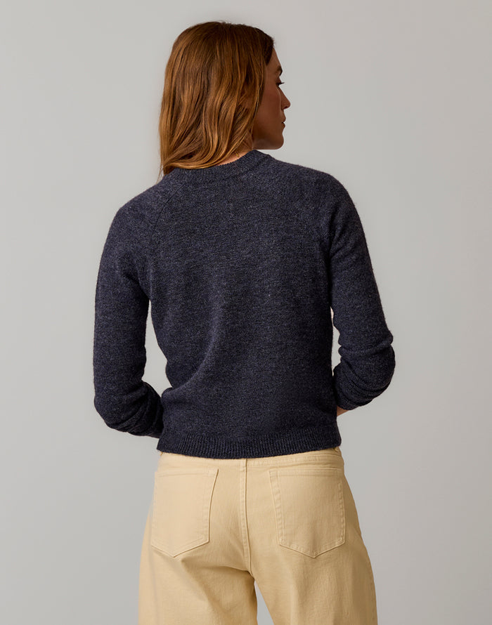 The Cozy Sweater: Navy Heather