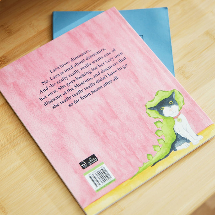The girl who really really really loves Dinosaurs Book