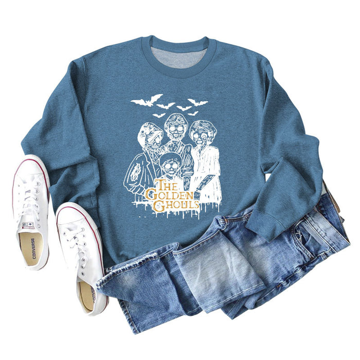 Blue sweater (white color picture) / S