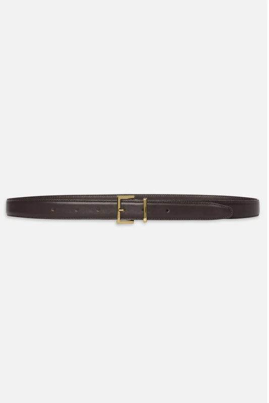 The Leather Square Buckle Belt Accessories FRAME