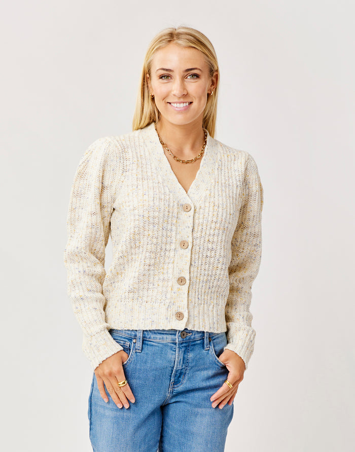 Tinsley Spacedye Sweater: Birch Multi - FINAL SALE