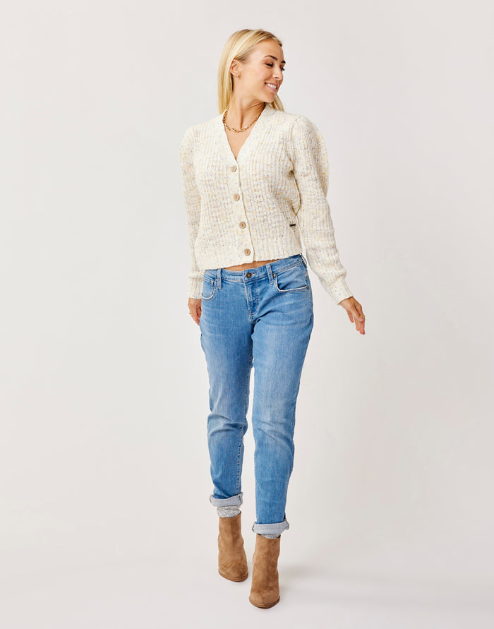 Tinsley Spacedye Sweater: Birch Multi - FINAL SALE