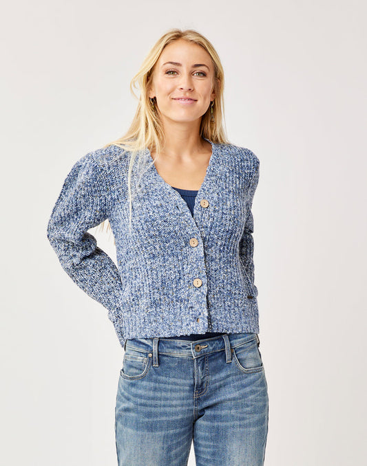 Tinsley Spacedye Sweater: Navy Multi - FINAL SALE