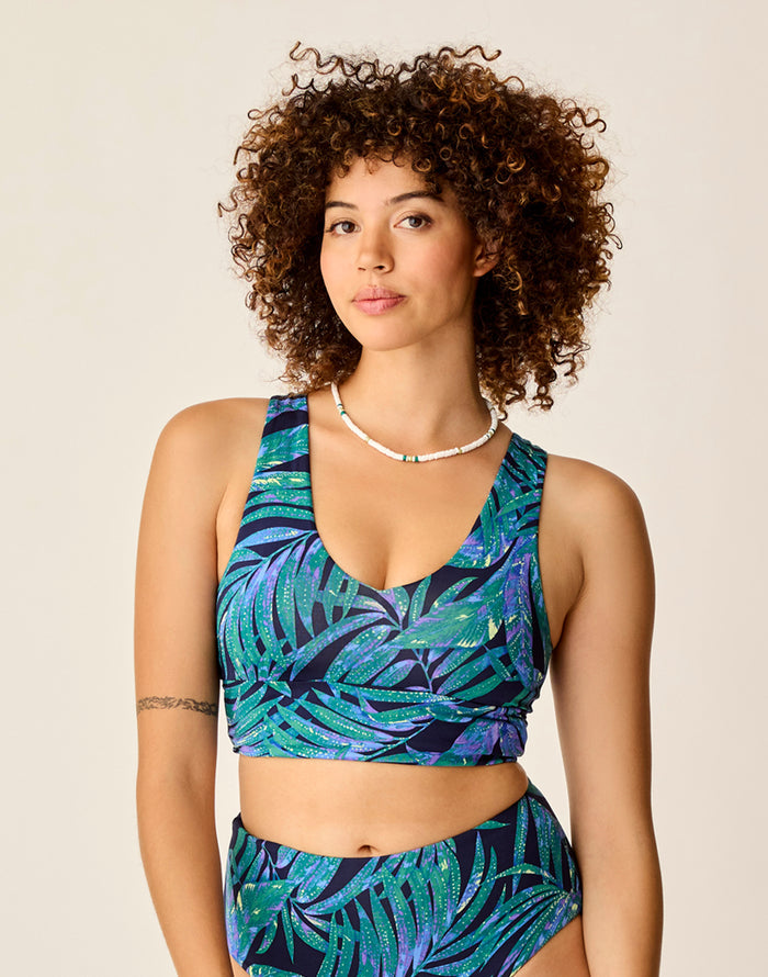 Tofino Top: Blue Oasis - FINAL SALE