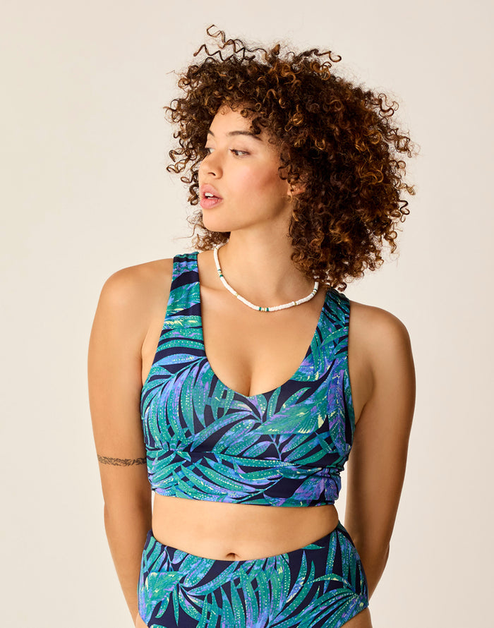 Tofino Top: Blue Oasis - FINAL SALE