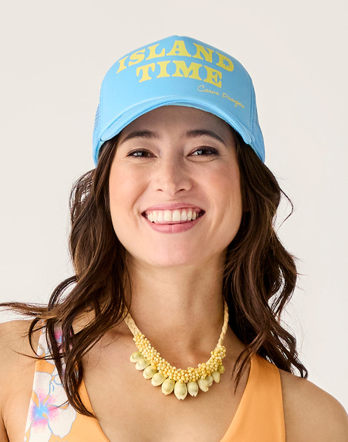 Trucker Hat: Lagoon Blue
