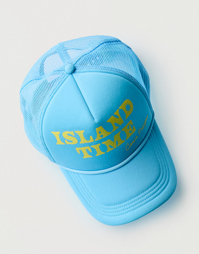 Trucker Hat: Lagoon Blue