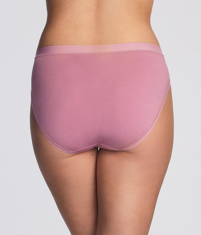 Understated Cotton Hi-Cut: Lilas