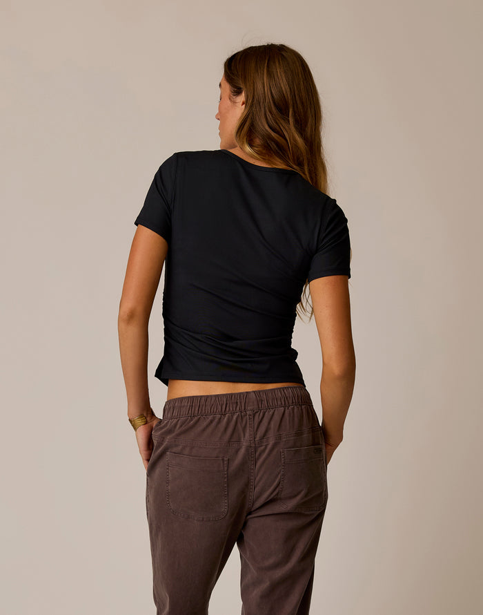 Vega Rib Tee 2.0: Black