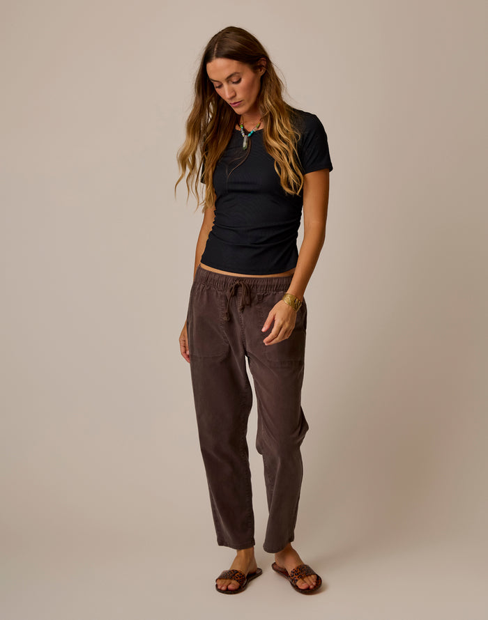 Vega Rib Tee 2.0: Black
