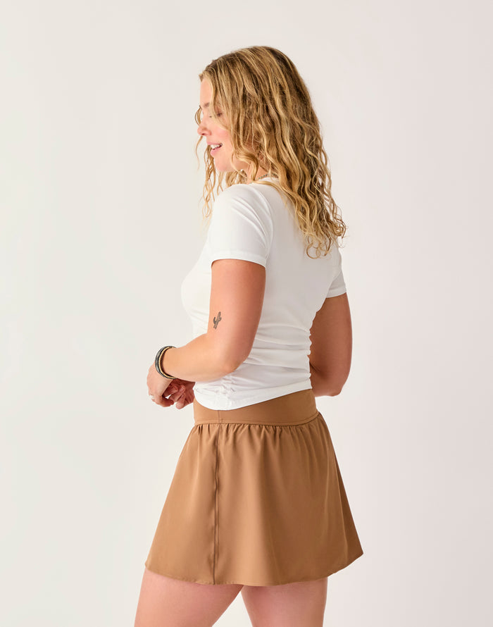 Vega Rib Tee: Cloud