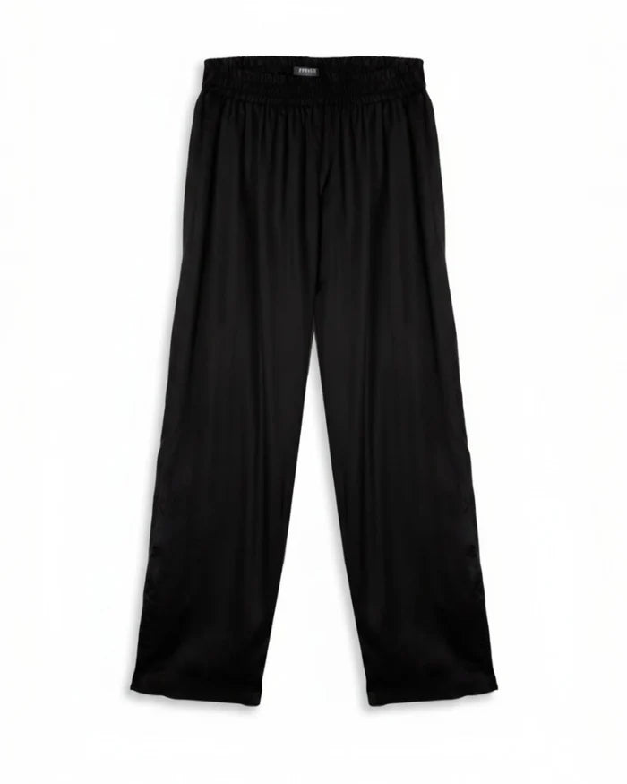 Vegan Silk Bamboo Pants | Black