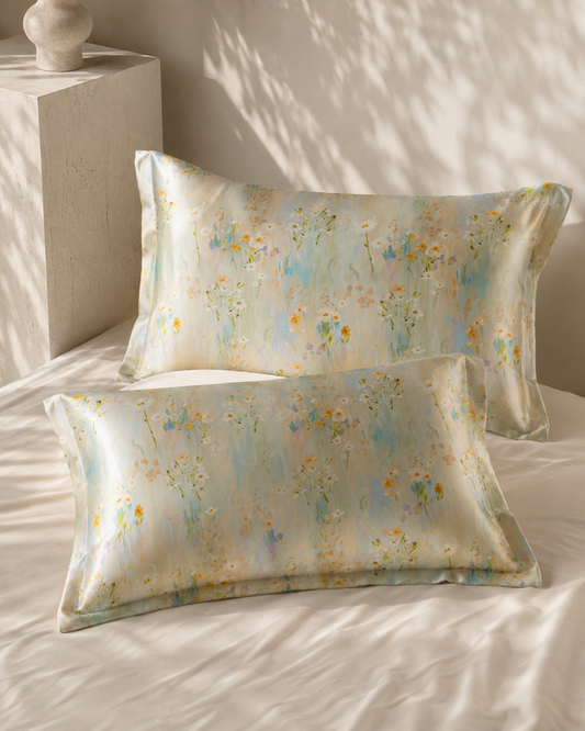 VELSÉE Printed Silk Pillowcase – 40 Momme, 8 Prints