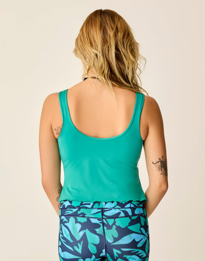 Vida Notchneck Tankini: Jade - FINAL SALE