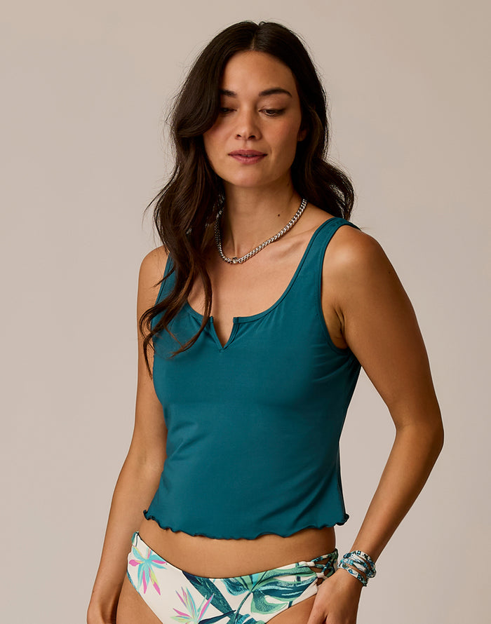 Vida Notchneck Tankini: Nightdive