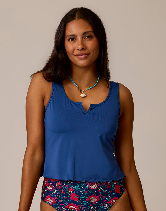 Vida Notchneck Tankini: Setsail