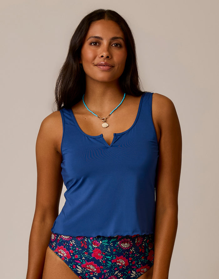 Vida Notchneck Tankini: Setsail