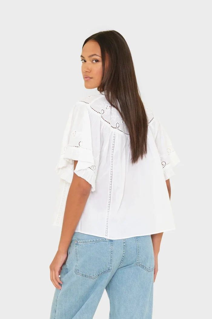 White Mae Shirt Shirts & Tops Xirena