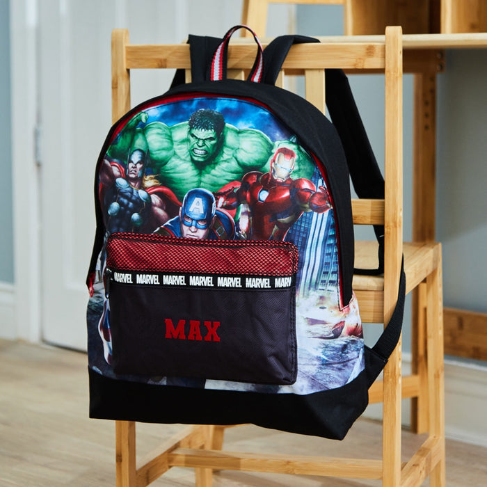 William Lamb Personalised Marvel Avengers Backpack
