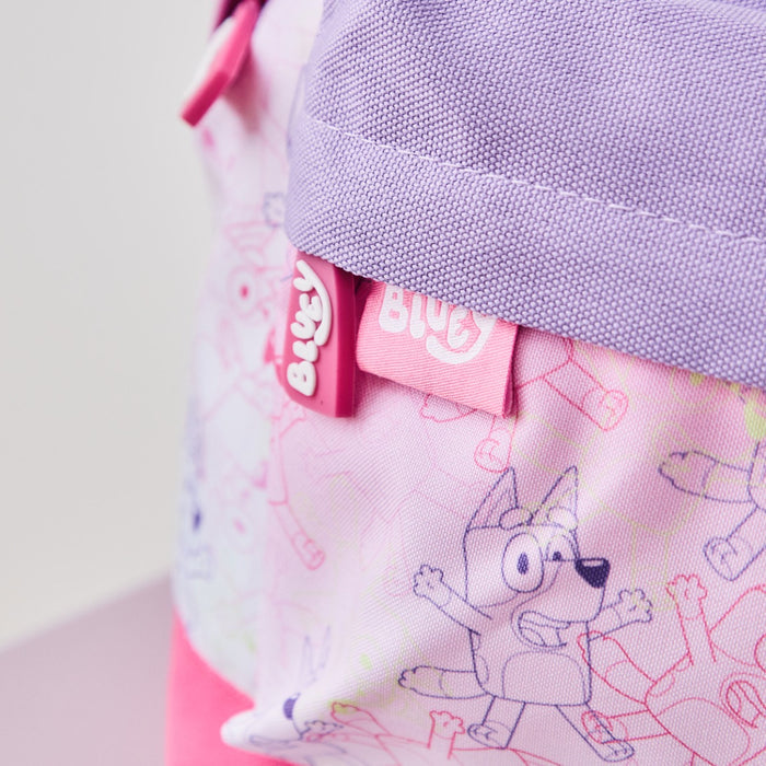William Lamb Personalised Pink Bluey & Bingo Backpack