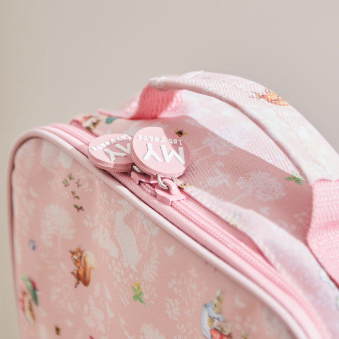 William Lamb Personalised Pink Flopsy Bunny Lunch Bag