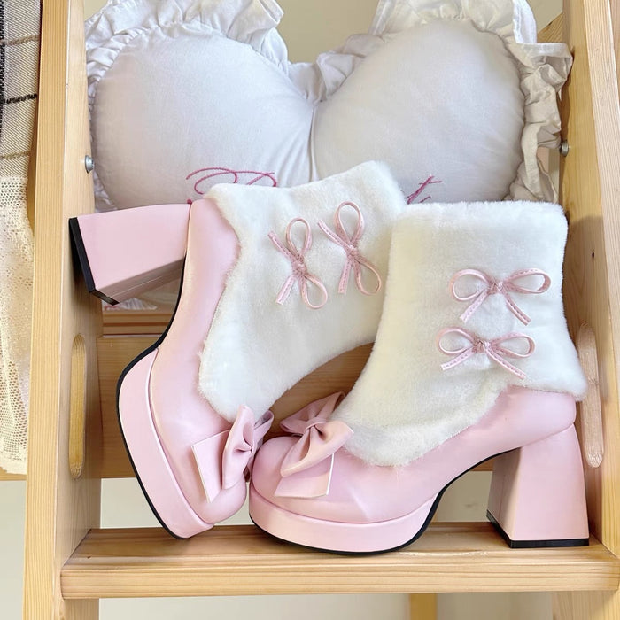 ♡ Winter Love ♡ - High Heel Bootie