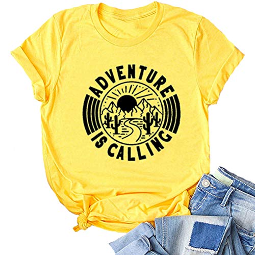 Women Adventure is Calling T-Shirt